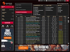 Bet Online Poker Lobby